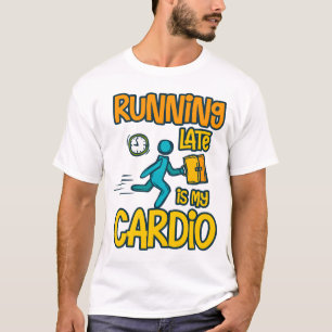 Late lopen is mijn hart t-shirt