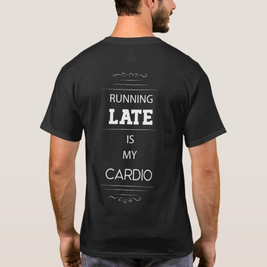 Late lopen is mijn hart t-shirt (Achterkant)
