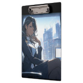 Late middag in mijn kantoor klembord (Links)