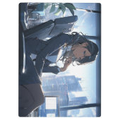 Late middag in mijn kantoor klembord (Achterkant)