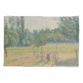 "Late middag in onze weide" - Camille Pissarro  Kussensloop (Achterkant)