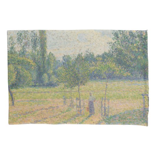 "Late middag in onze weide" - Camille Pissarro  Kussensloop (Voorkant)