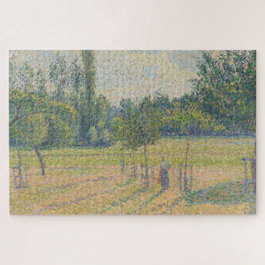 "Late middag in onze weide" - Camille Pissarro Legpuzzel (Horizontaal)