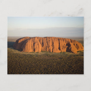 Late middag Light op Uluru / Ayers Rock, Briefkaart