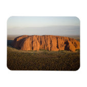 Late middag Light op Uluru / Ayers Rock, Magneet (Horizontaal)