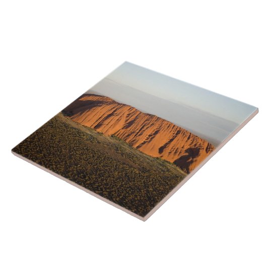 Late middag Light op Uluru / Ayers Rock, Tegeltje (Zijkant)
