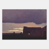 "Late Middag" Westerne kunst van Maynard Dixon Inpakpapier Vel (Voorkant 2)
