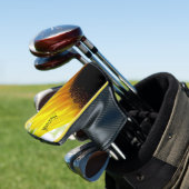 Late Middag Zonnebloem Gepersonaliseerde Putter Ho Golfheadcover (Insitu)