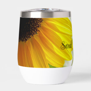 Late Middag Zonnebloem Thermische Tumbler