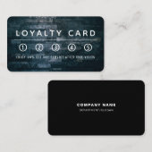 Late muur, moderne stijl klantenkaartje (Voorkant / Achterkant)