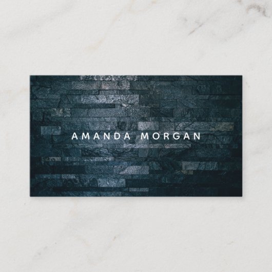 Late muur, moderne stijl visitekaartje (Voorkant)