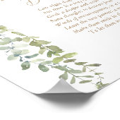 Late nacht Diapers Blue Balloon Boy Baby shower Poster (Hoek)