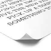 Late nacht Diapers Moon Waterverf Fairytale Baby Poster (Hoek)