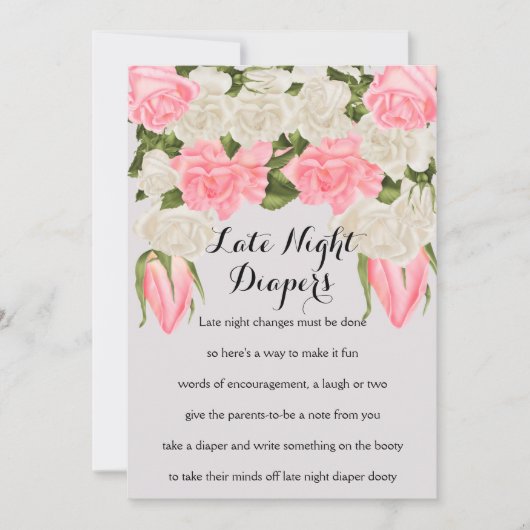 Late nachtklepenkaarten notitiekaartje (Voorkant)