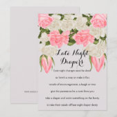 Late nachtklepenkaarten notitiekaartje (Voorkant / Achterkant)