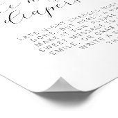 Late nachtkleppen van het Baby shower van de Brigh Poster (Hoek)