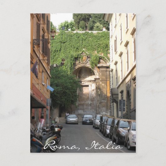 late namiddag in Rome Briefkaart (Voorkant)