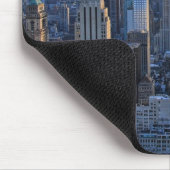 Late namiddag NYC Skyline als zonsondergang Muismat (Hoek)