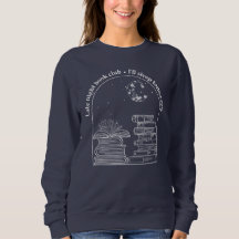 Late Night Book Club Sweatshirt (witte inkt)