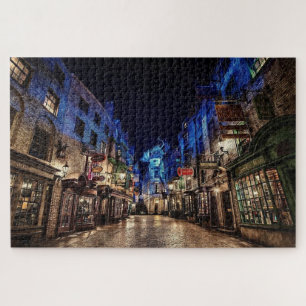 Late Night City Streets Legpuzzel