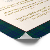 Late night diaper Preppy Teddy Balloon Baby Shower Poster (Hoek)