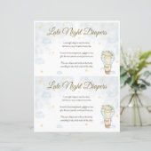 Late Night Diapers Baby shower Game (Staand voorkant)