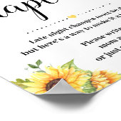 Late Night Diapers game-bordjes Baby shower zonneb Poster (Hoek)