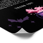  Late Night Diapers Halloween Baby Shower Game Poster (Hoek)