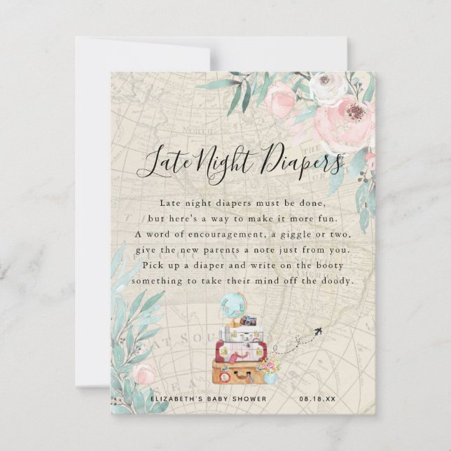 Late Night Luier | Baby Shower Spel (Voorkant)