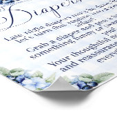 Late Night Luier Blueberry Pannenkoek Baby Brunch Poster (Hoek)