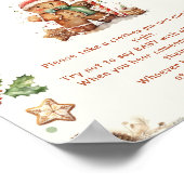 Late Night Luier Christmas Baby shower spel Poster (Hoek)