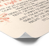 Late Night Luier Spel Boho Safari Pampas Gras Poster (Hoek)