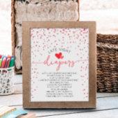 Late Night Luiers Baby shower Sign Digitale Print