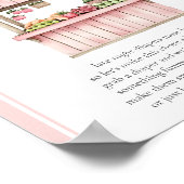 Late Night Luiers Boeren Markt Baby shower Game Poster (Hoek)