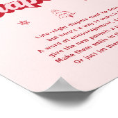 Late Night Luiers Kerst Baby shower Spel Poster (Hoek)