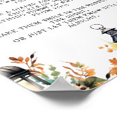 LATE NIGHT LUIERS Little Pumpkin Baby shower SPEL Poster (Hoek)