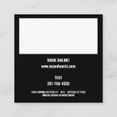Late Night Miami Vierkante Visitekaartje (Achterkant)