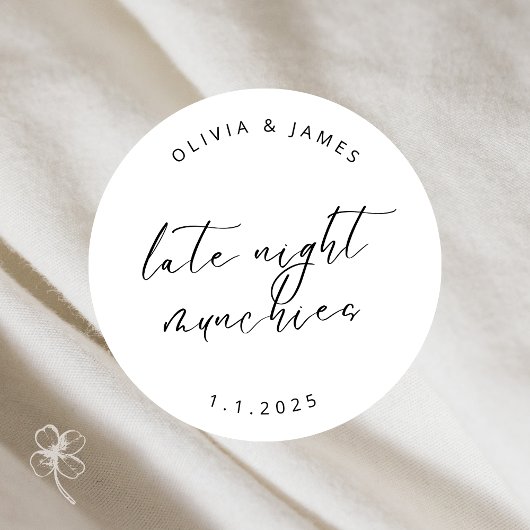 Late Night Munchies Stickers