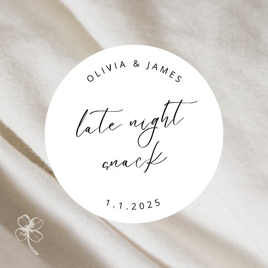 Late Night Snack Stickers