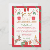 Late Notice van Elf Late Notify Personalize Kaart (Voorkant)