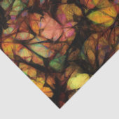 Late oktober Leaves Tissuepapier (Detail)