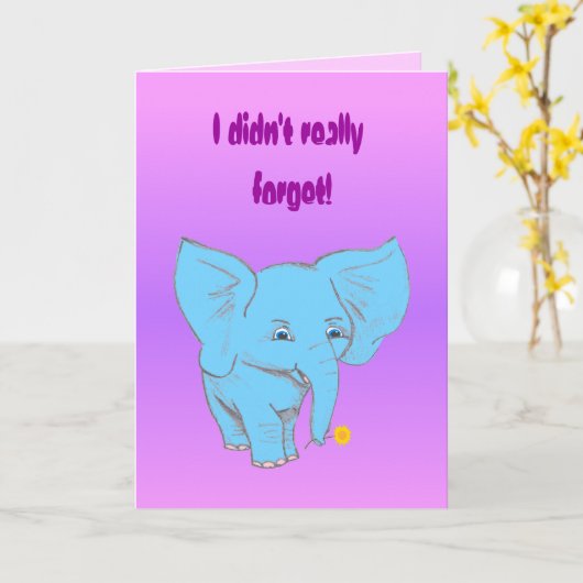 late olifant, kaart (Gele Bloem)