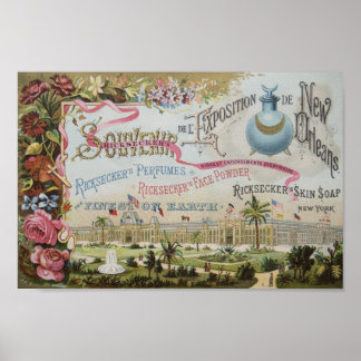 Late Perfume Ad van 1800 Poster