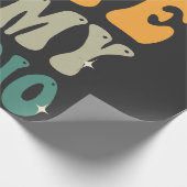 Late Running is mijn Cardio Funny Retro Fitness Gi Cadeaupapier (Hoek)