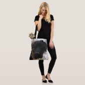 Late Season Hunt - Black Lab - Labrador Tote Bag (Op model)