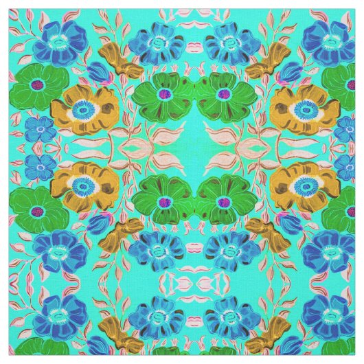 Late Summer Blues Stof (Swatch)