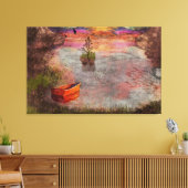 Late Summer Eve in Lambshire Cove Canvas Afdruk (Insitu (Woonkamer))