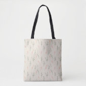 Late Summer Flowers Field Pattern Tote Bag (Voorkant)