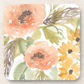 Late Summer Flowers I Bier Onderzetter (Voorkant)