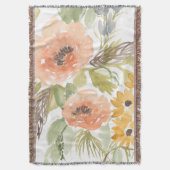 Late Summer Flowers I Deken (Voorkant Verticaal)